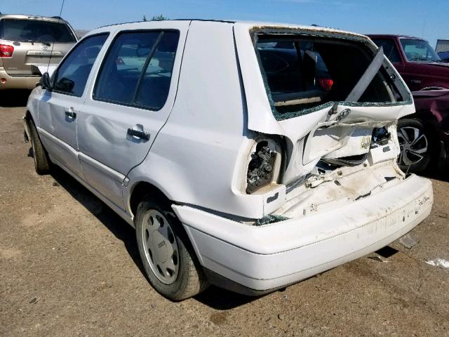 3VWFA81H9VM008836 - 1997 VOLKSWAGEN GOLF GL WHITE photo 3