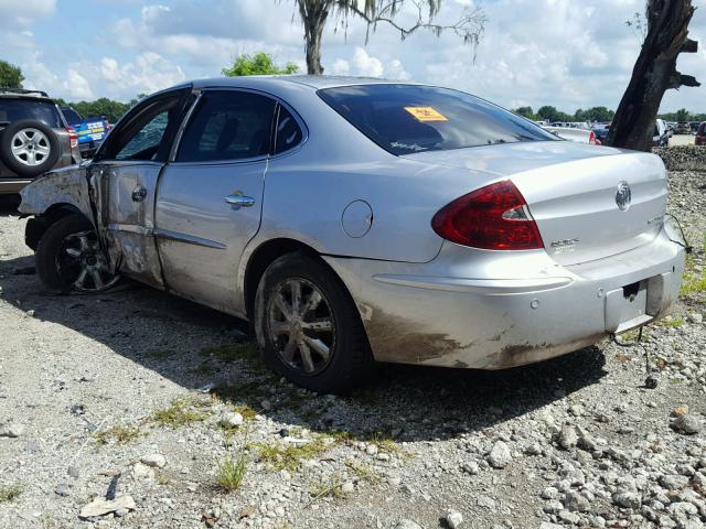 2G4WD532651197918 - 2005 BUICK LACROSSE C SILVER photo 3