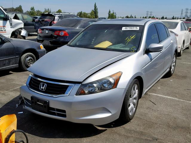 1HGCP26859A083614 - 2009 HONDA ACCORD EXL SILVER photo 2