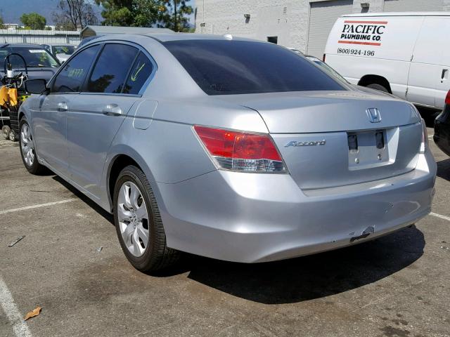 1HGCP26859A083614 - 2009 HONDA ACCORD EXL SILVER photo 3