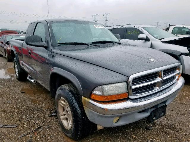 1D7HG42N33S231987 - 2003 DODGE DAKOTA SLT GRAY photo 1