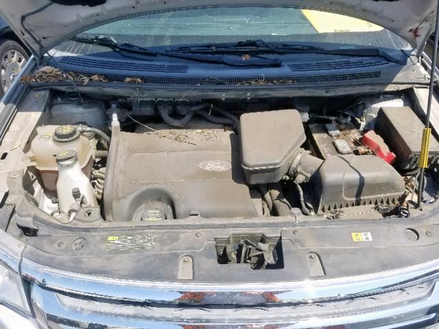 2FMDK4KC1DBA17836 - 2013 FORD EDGE LIMIT SILVER photo 7