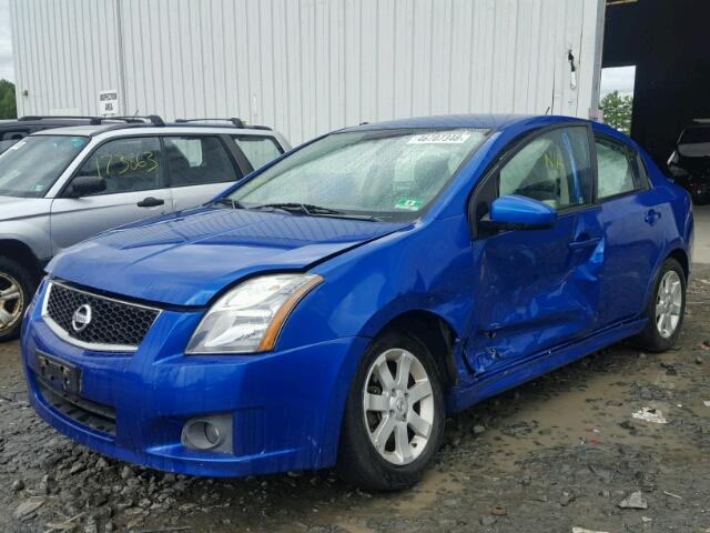 3N1AB6AP9AL674703 - 2010 NISSAN SENTRA 2.0 BLUE photo 2