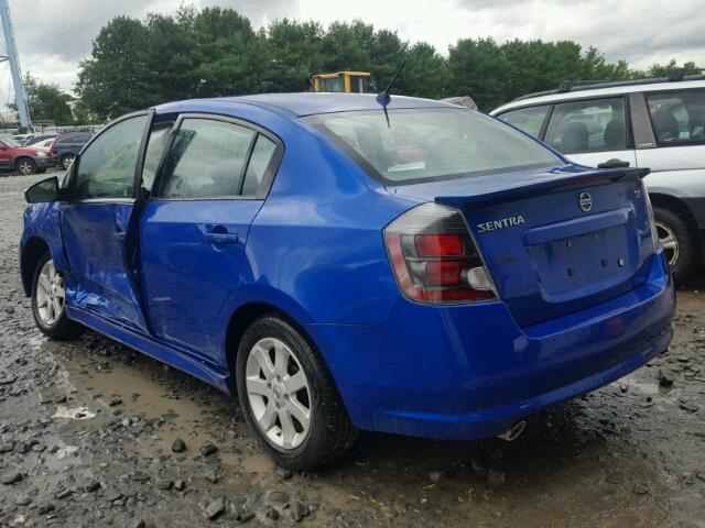 3N1AB6AP9AL674703 - 2010 NISSAN SENTRA 2.0 BLUE photo 3