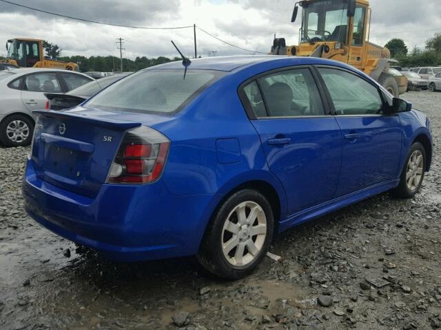 3N1AB6AP9AL674703 - 2010 NISSAN SENTRA 2.0 BLUE photo 4