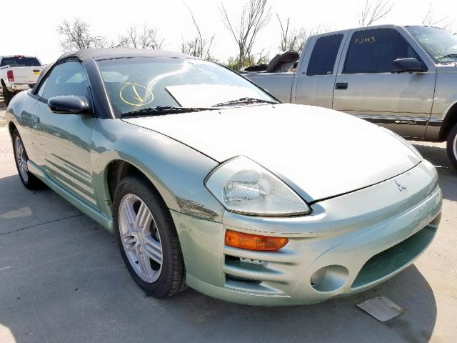 4A3AE55H13E126700 - 2003 MITSUBISHI ECLIPSE SP TEAL photo 1