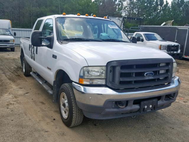 1FTSW31P34ED83946 - 2004 FORD F350 SRW S WHITE photo 1