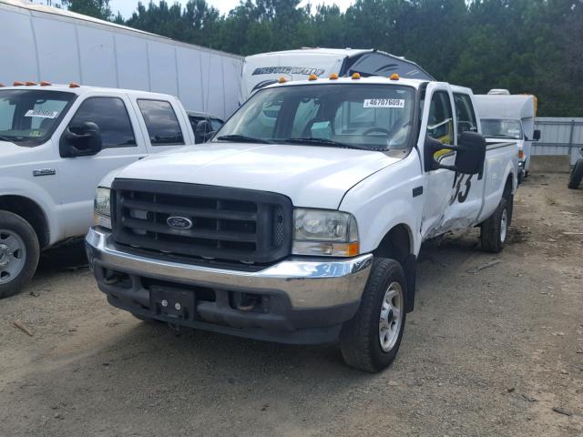 1FTSW31P34ED83946 - 2004 FORD F350 SRW S WHITE photo 2