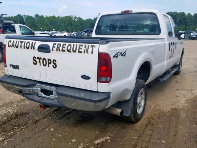 1FTSW31P34ED83946 - 2004 FORD F350 SRW S WHITE photo 4