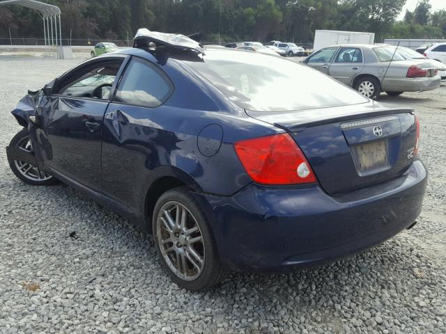 JTKDE177260076543 - 2006 TOYOTA SCION TC ლურჯი ფოტო 3
