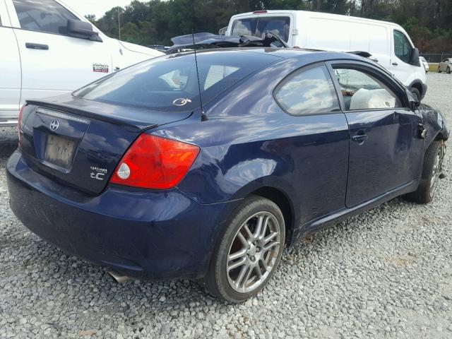 JTKDE177260076543 - 2006 TOYOTA SCION TC ლურჯი ფოტო 4