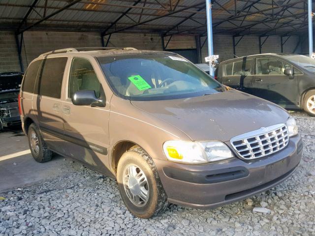 1GNDU03E9YD341177 - 2000 CHEVROLET VENTURE BROWN photo 1