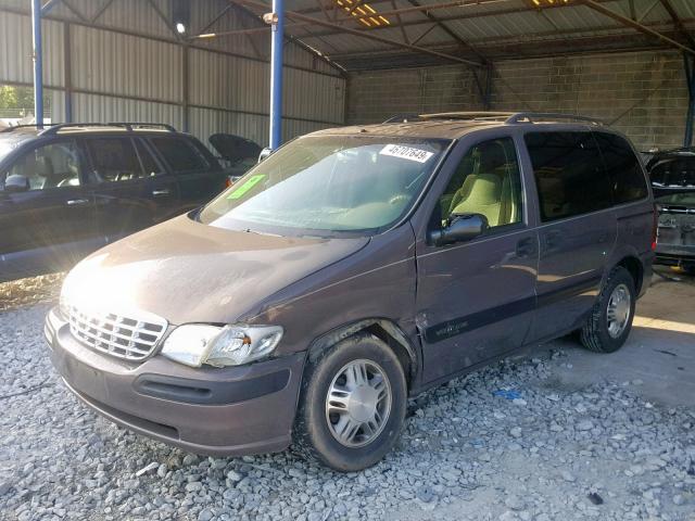 1GNDU03E9YD341177 - 2000 CHEVROLET VENTURE BROWN photo 2