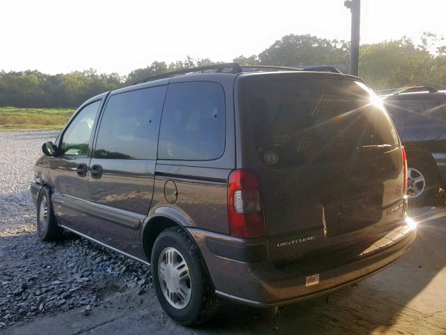 1GNDU03E9YD341177 - 2000 CHEVROLET VENTURE BROWN photo 3