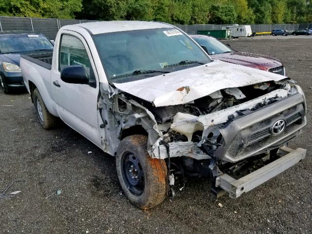 5TFNX4CN1DX023302 - 2013 TOYOTA TACOMA SILVER photo 1