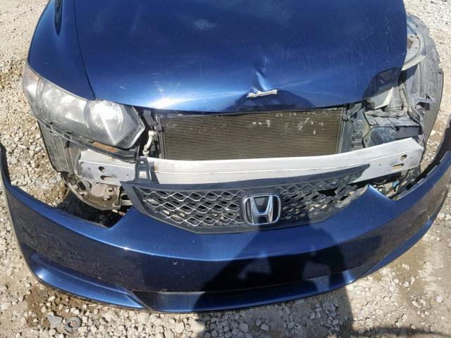 2HGFG12819H524797 - 2009 HONDA CIVIC EX BLUE photo 9