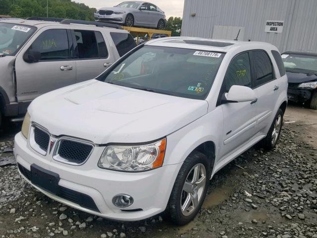 2CKDL537486072135 - 2008 PONTIAC TORRENT GX WHITE photo 2