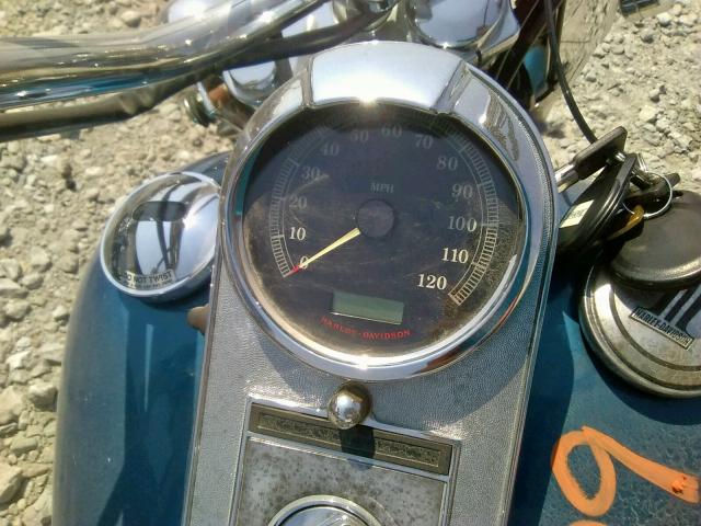 1HD1BWB125Y093411 - 2005 HARLEY-DAVIDSON FLSTCI BLUE photo 8