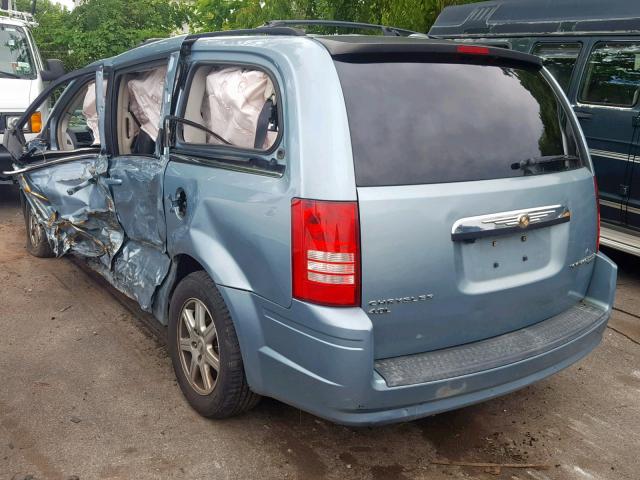 2A4RR8DX4AR361381 - 2010 CHRYSLER TOWN & COU BLUE photo 3