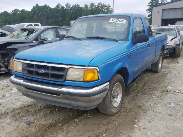 1FTCR14X3RTA59300 - 1994 FORD RANGER SUP BLUE photo 2