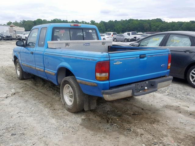 1FTCR14X3RTA59300 - 1994 FORD RANGER SUP BLUE photo 3