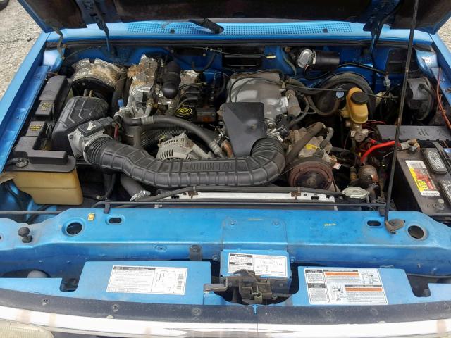 1FTCR14X3RTA59300 - 1994 FORD RANGER SUP BLUE photo 7