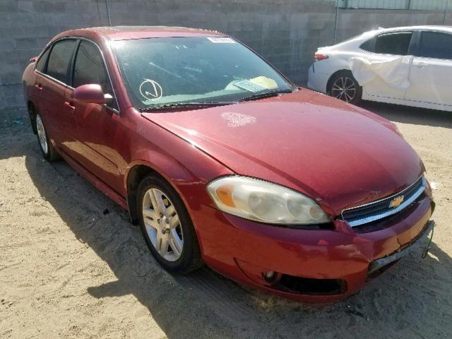 2G1WC57M991209318 - 2009 CHEVROLET IMPALA 2LT RED photo 1