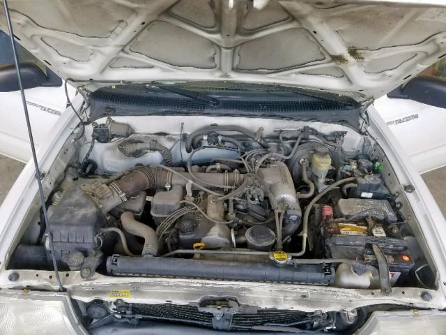 4TANL42NXXZ520043 - 1999 TOYOTA TACOMA WHITE photo 7