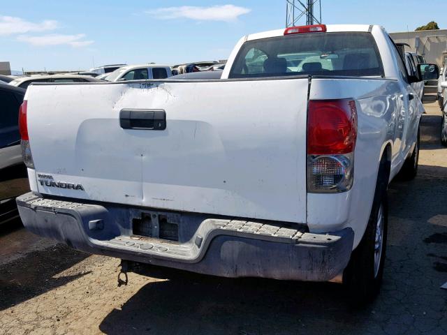 5TFLT52137X002950 - 2007 TOYOTA TUNDRA WHITE photo 4