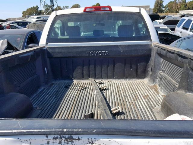 5TFLT52137X002950 - 2007 TOYOTA TUNDRA WHITE photo 6