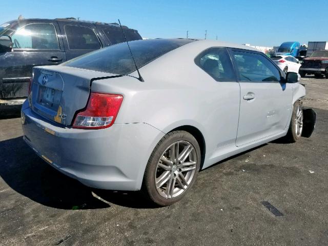 JTKJF5C70D3063315 - 2013 TOYOTA SCION TC ნაცრისფერი ფოტო 4