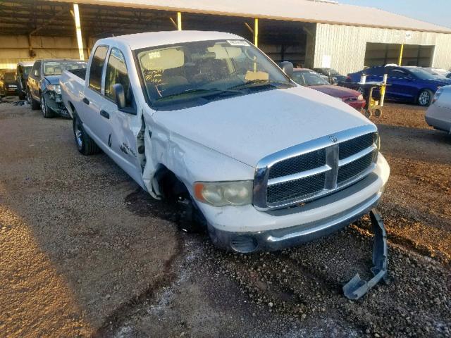 1D7HA18N44S542594 - 2004 DODGE RAM 1500 S WHITE photo 1