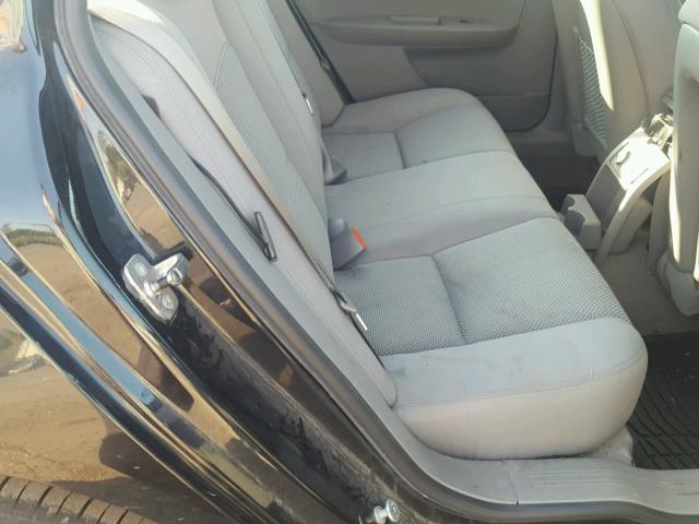 1G1ZC5E19BF229007 - 2011 CHEVROLET MALIBU 1LT შავი ფოტო 6