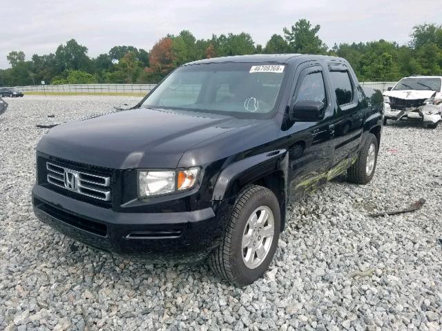 2HJYK165X8H535300 - 2008 HONDA RIDGELINE BLACK photo 2