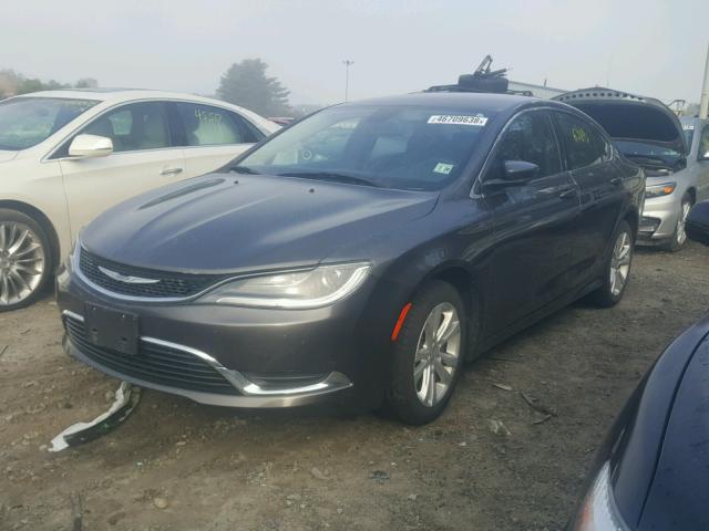 1C3CCCAB1FN574600 - 2015 CHRYSLER 200 LIMITE GRAY photo 2