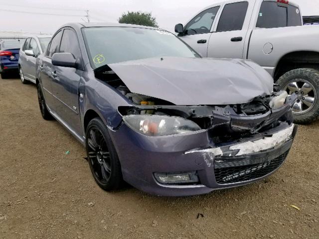 JM1BK324681130438 - 2008 MAZDA 3 S GRAY photo 1