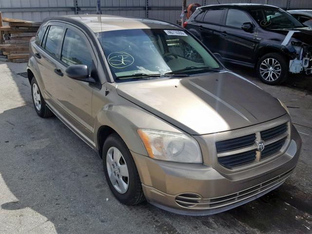 1B3HB28B37D281195 - 2007 DODGE CALIBER GOLD photo 1