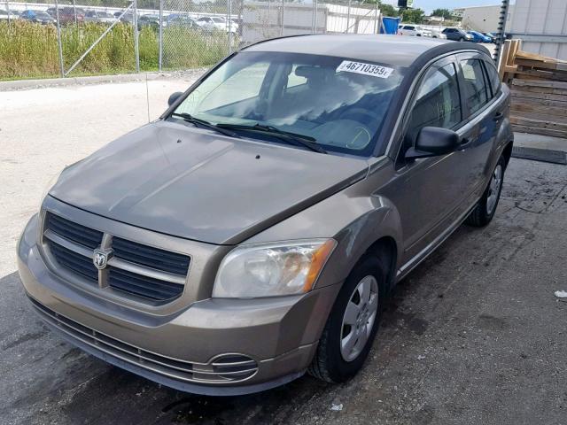 1B3HB28B37D281195 - 2007 DODGE CALIBER GOLD photo 2