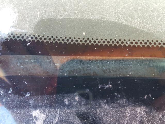 JTKDE177960139671 - 2006 TOYOTA SCION TC ვერცხლისფერი ფოტო 10