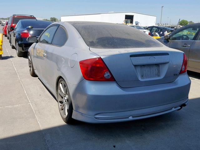 JTKDE177960139671 - 2006 TOYOTA SCION TC ვერცხლისფერი ფოტო 3