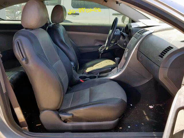 JTKDE177960139671 - 2006 TOYOTA SCION TC ვერცხლისფერი ფოტო 5