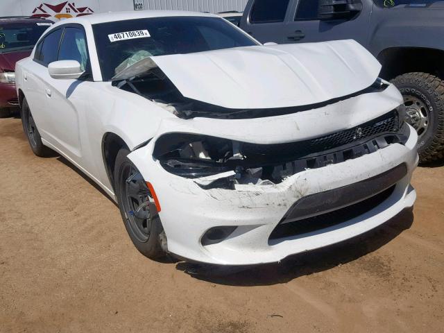 2C3CDXHG1FH824464 - 2015 DODGE CHARGER SX WHITE photo 1