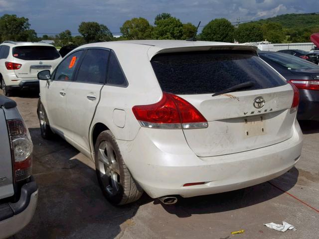 4T3ZK11A99U003406 - 2009 TOYOTA VENZA WHITE photo 3