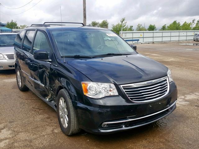 2C4RC1BGXFR715137 - 2015 CHRYSLER TOWN & COU BLACK photo 1