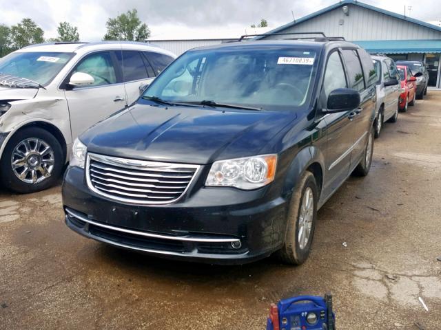 2C4RC1BGXFR715137 - 2015 CHRYSLER TOWN & COU BLACK photo 2