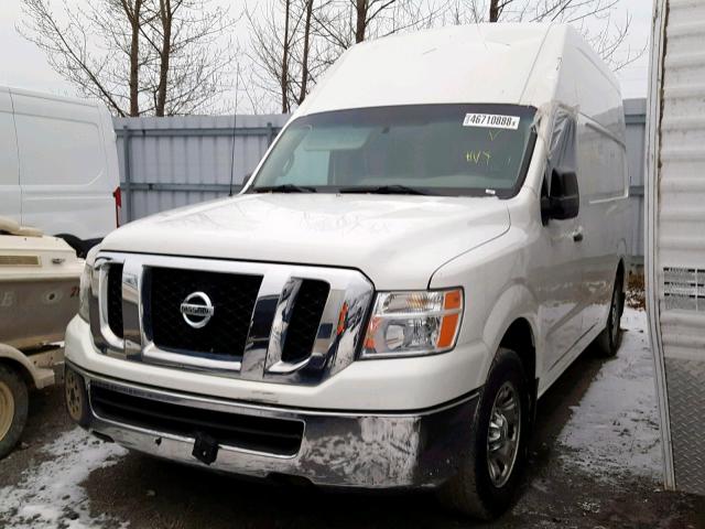 1N6BF0LY2DN102687 - 2013 NISSAN NV 2500 WHITE photo 2