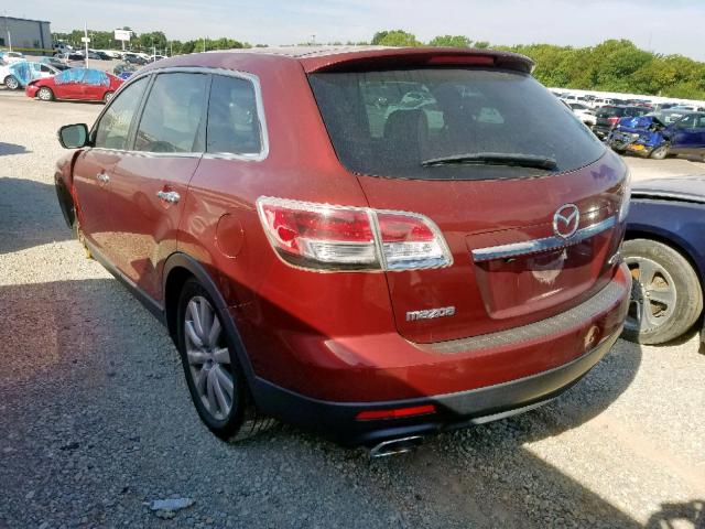 JM3TB38A090172104 - 2009 MAZDA CX-9 RED photo 3