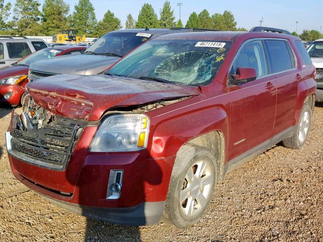 2CTALSEC7B6315645 - 2011 GMC TERRAIN SL RED photo 2