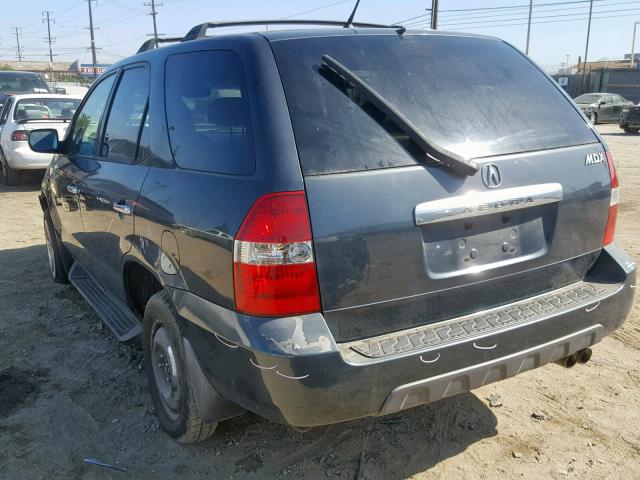 2HNYD18793H527589 - 2003 ACURA MDX TOURIN GRAY photo 3