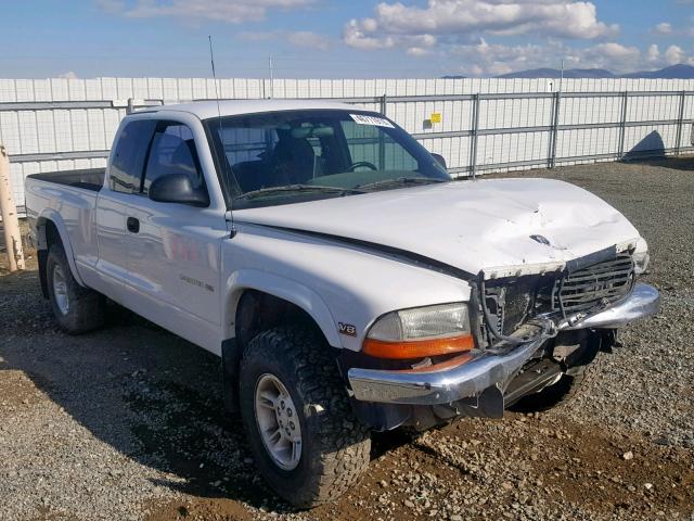 1B7GG22Y4XS218952 - 1999 DODGE DAKOTA WHITE photo 1